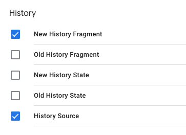 Configure History Variables v2