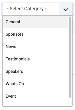 articles manager filters