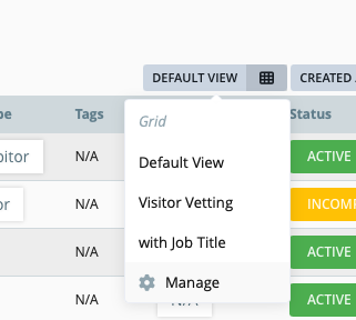 customer list view list